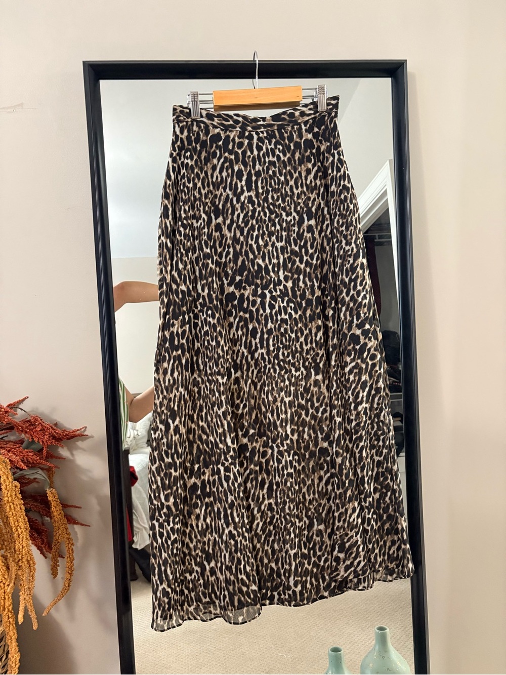 NWOT Banana Republic Leopard Print Maxi Skirt